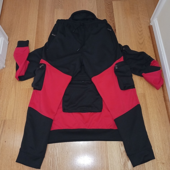 2 Piece Tech Athletic Track/Sweatsuit Hoodie/Joggers Size Small For Men - Picture 5 of 5